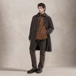 ASPESI Camicia uomo in flanella di lana Comfort Tabacco