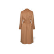 Manteau femme en laine camel