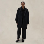 ASPESI Cappotto donna Sheena in twill Nero