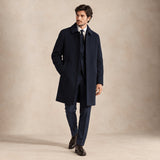 ASPESI Cappotto uomo in panno double Blue