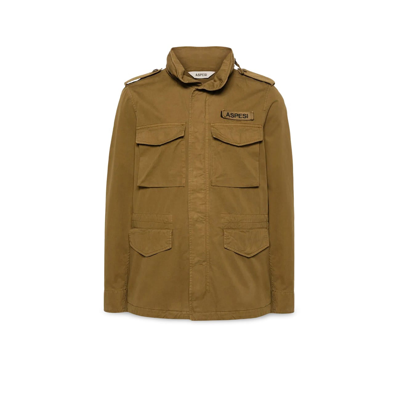 ASPESI Field Jacket in gabardina Tobacco