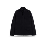 ASPESI Field jacket uomo in lana Nelson Blue