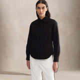 ASPESI Giacca camicia donna Glue in denim Nero
