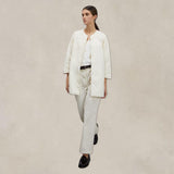 ASPESI Giacca camicia in nylon Panna