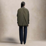 ASPESI Giubbotto donna Bomber in nylon Verde Militare