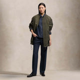 ASPESI Giubbotto donna Bomber in nylon Verde Militare