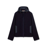 ASPESI Giubbotto uomo in lana shetland Blue
