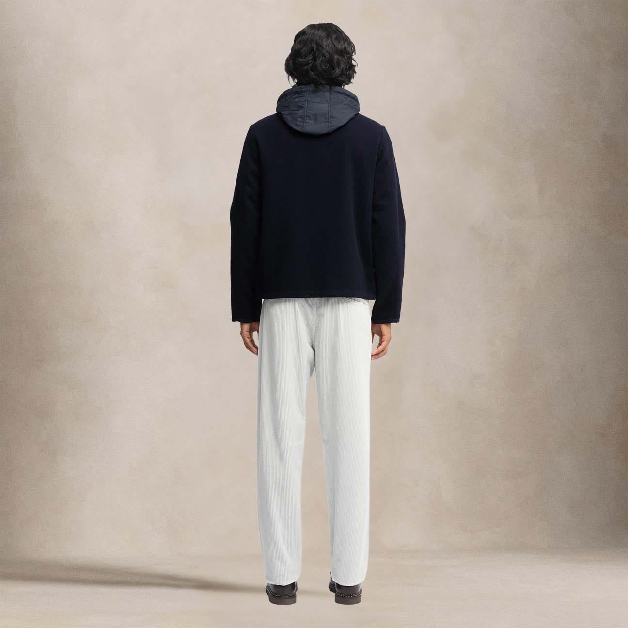 ASPESI Giubbotto uomo in lana shetland Blue