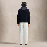 ASPESI Giubbotto uomo in lana shetland Blue