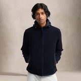 ASPESI Giubbotto uomo in lana shetland Blue