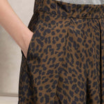 ASPESI Gonna donna in poliestere stampa Animalier