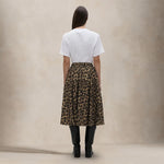 ASPESI Gonna Whei svsata in tessuto tecnico Maculato