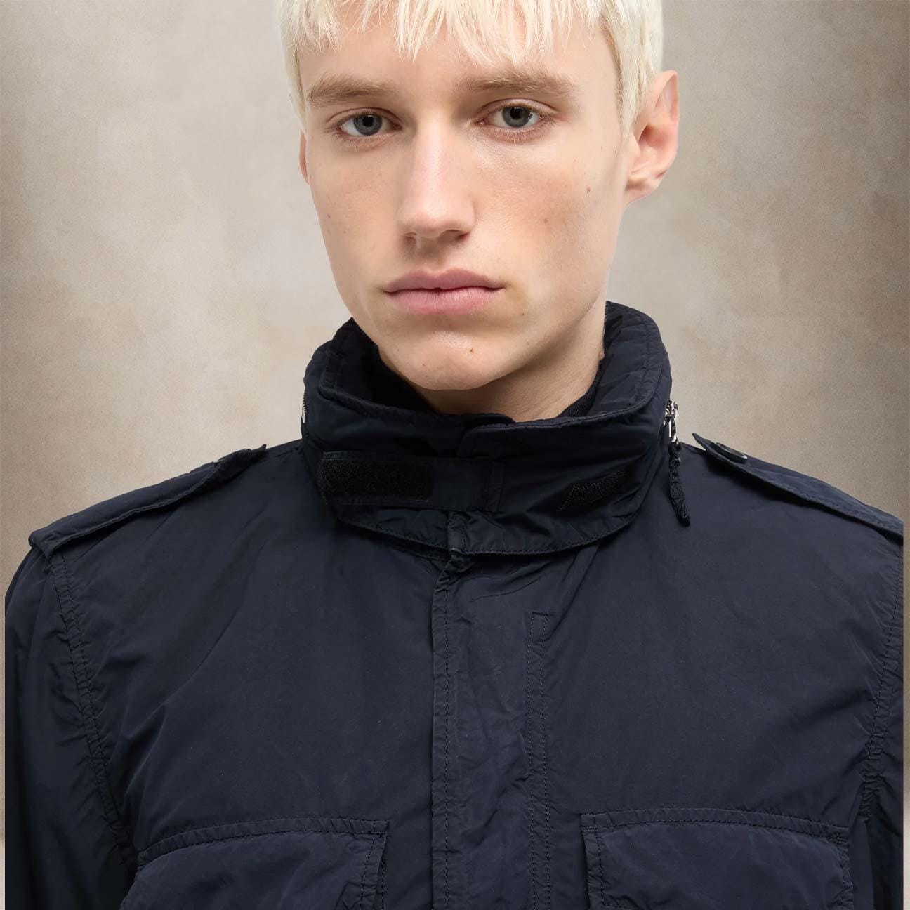 ASPESI Goubbotto uomo 65 Replica in Nylon compatto Blue
