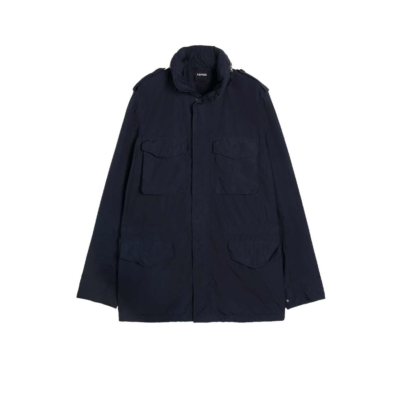 ASPESI Goubbotto uomo 65 Replica in Nylon compatto Blue