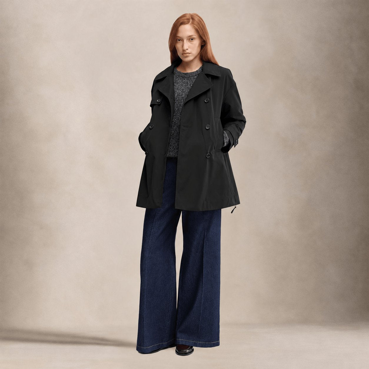 ASPESI Impermeabile donna Scarlett Nero