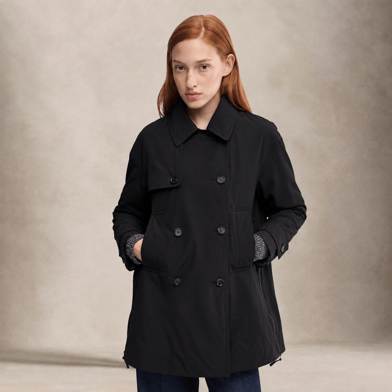 ASPESI Impermeabile donna Scarlett Nero
