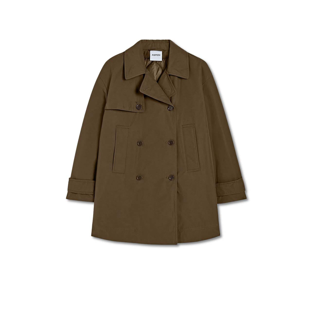 ASPESI Impermeabile donna Scarlett Verde Militare