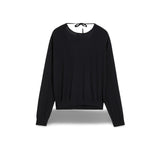 ASPESI Maglia donna in cotone Nero