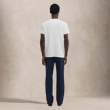 ASPESI Maglia uomo in cotone waffle micro Bianco