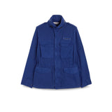 ASPESI Mini Field Jacket uomo in gabardina di cotone Bluette