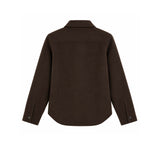 ASPESI Overshirt donna Glue in panno double Marrone