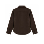ASPESI Overshirt donna Glue in panno double Marrone