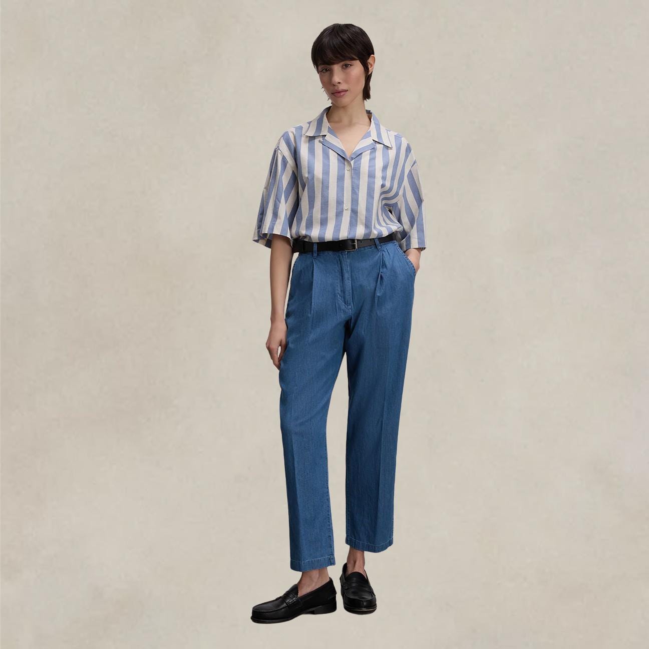 ASPESI Pantalone chino in denim
