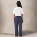 ASPESI Pantalone donna cargo in popeline Blue