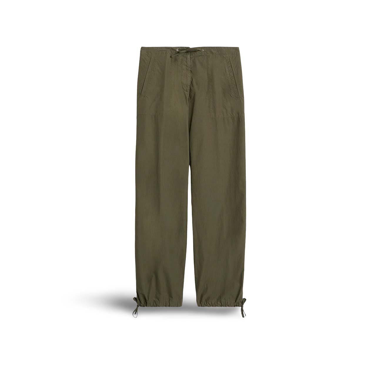 ASPESI Pantalone donna cargo in popeline Verde Militare