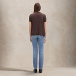 ASPESI Polo da donna in cotone Marrone