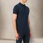 ASPESI Polo uomo in cotone Blue