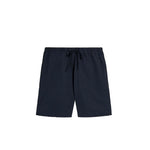 ASPESI Short donna in cotone tinto capo Blue