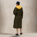 ASPESI Trench doppiopetto donna in twill di nylon Bronze