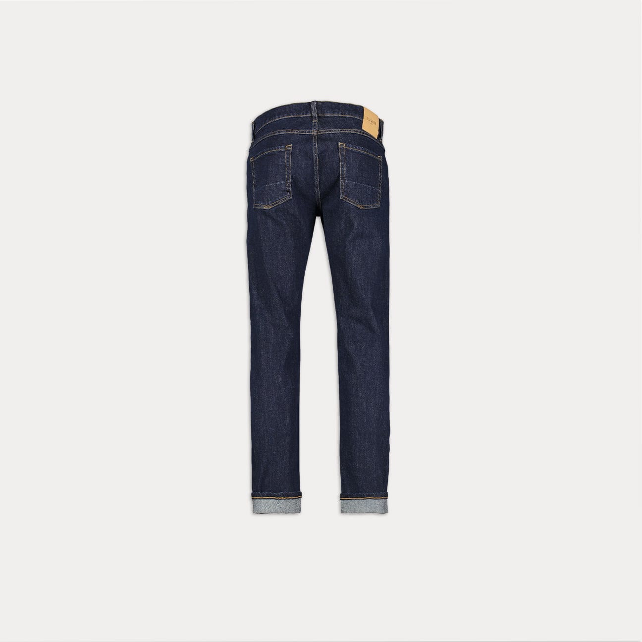 Jeans Augusto selvedge washed Blue