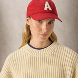AUTRY Cappello unisex baseball in velluto Rosso