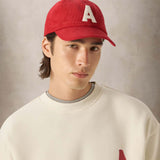 AUTRY Cappello unisex baseball in velluto Rosso