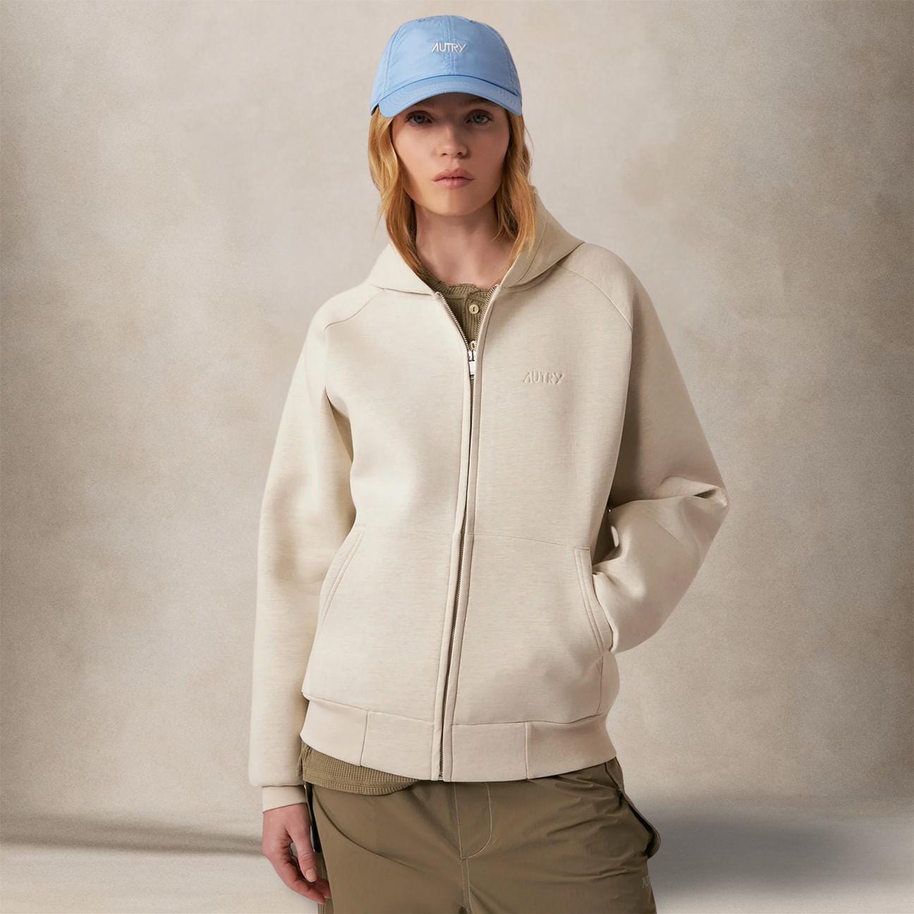 AUTRY Felpa unisex in neoprene Beige