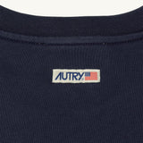 AUTRY Felpa uomo girocollo Blue