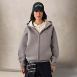 AUTRY Felpacon cappuccio Unisex in neoprene Grigio Scuro