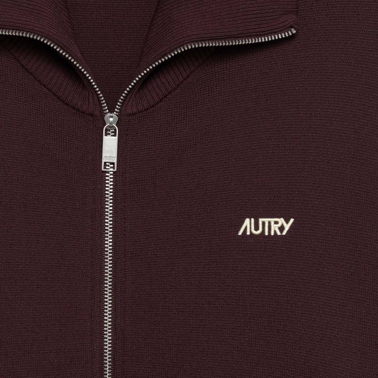 AUTRY Giacca donna in viscosa lavorata a maglia Bordeaux