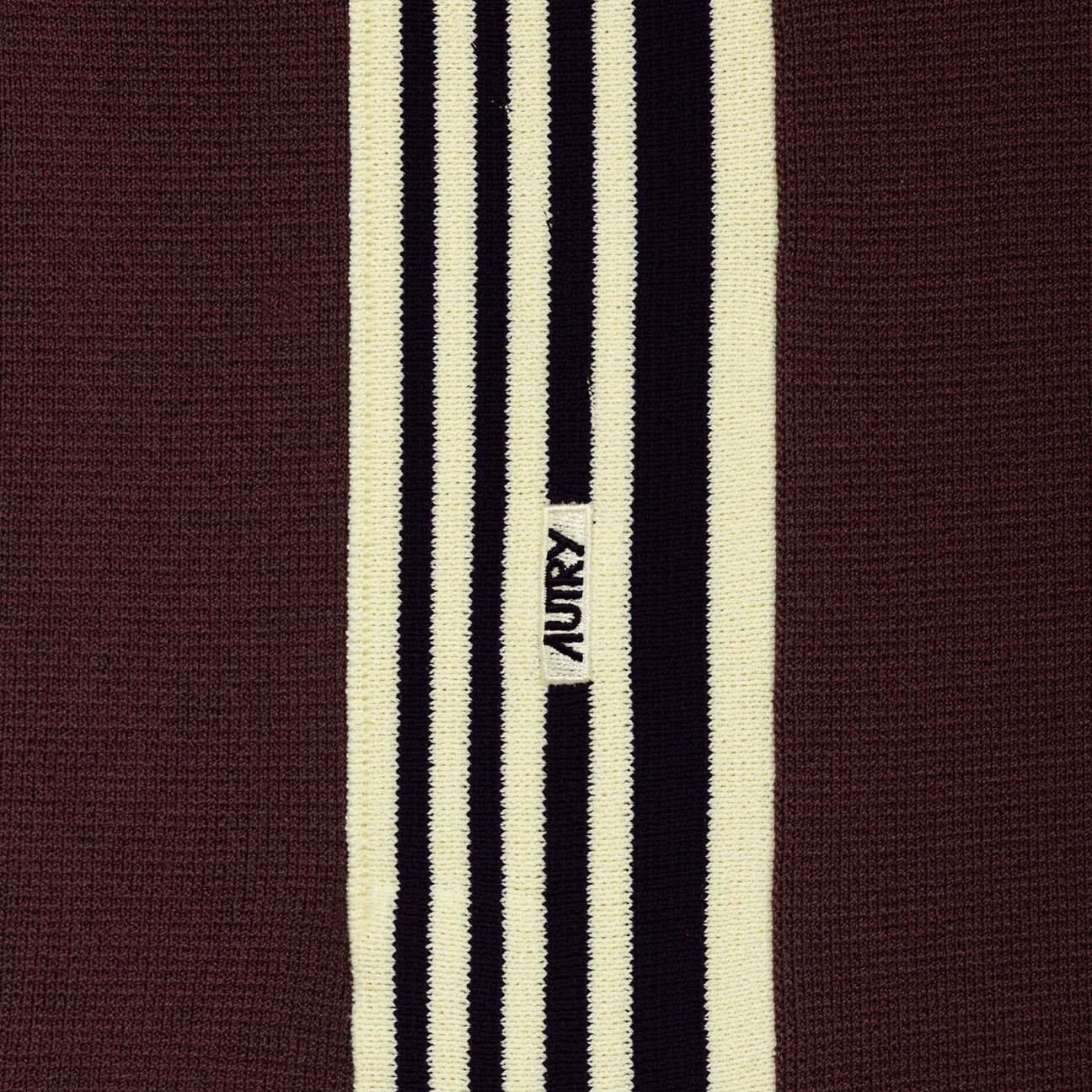 AUTRY Jogger donna in viscosa lavorata a maglia Bordeaux