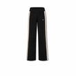 Jogger donna in viscosa lavorata a maglia Nero