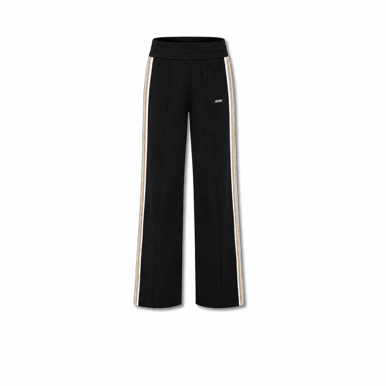 AUTRY Jogger donna in viscosa lavorata a maglia Nero