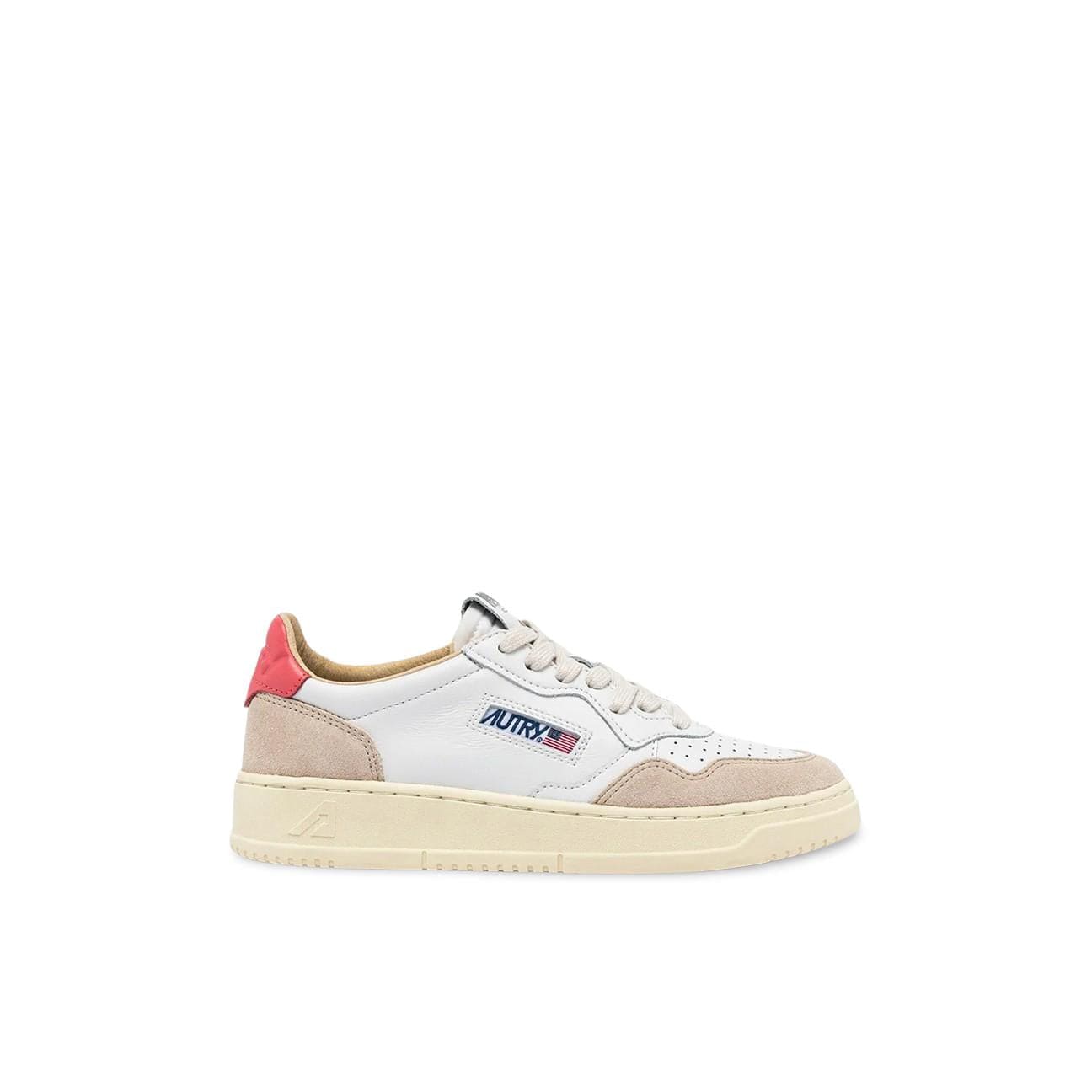 AUTRY Sneackers donna Medalist in pelle e suede Fuxia