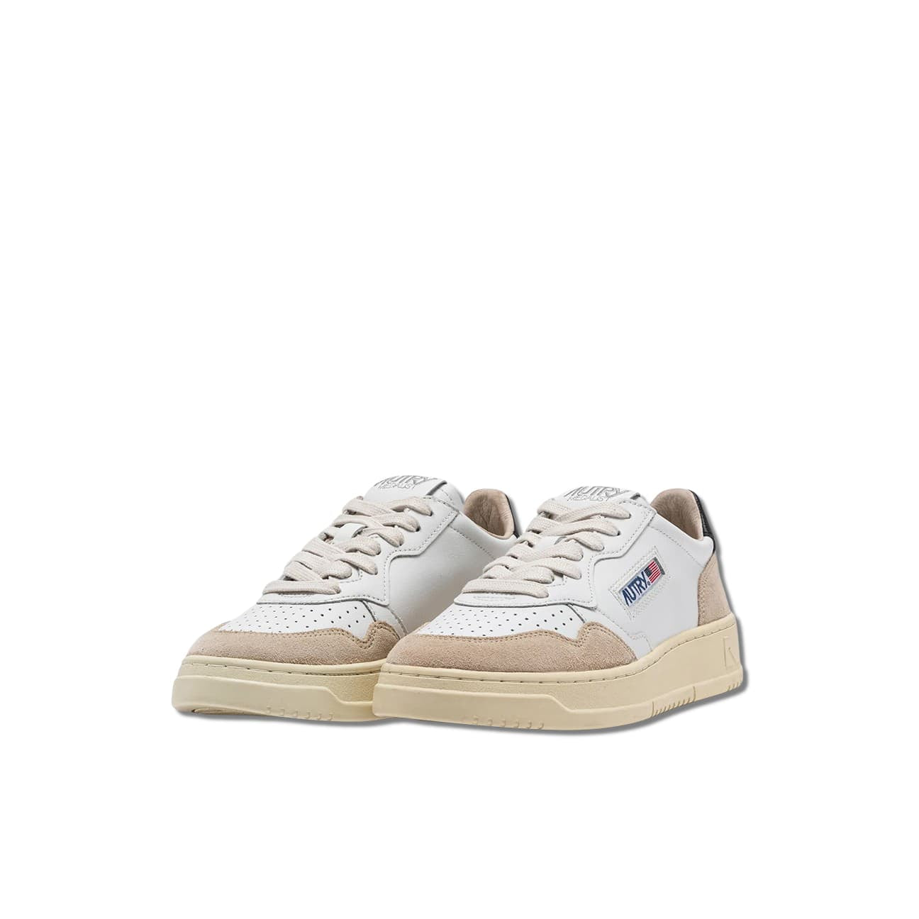 AUTRY Sneackers donna Medalist in pelle e suede Nero
