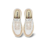 AUTRY Sneackers donna Medalist in pelle e suede Oro