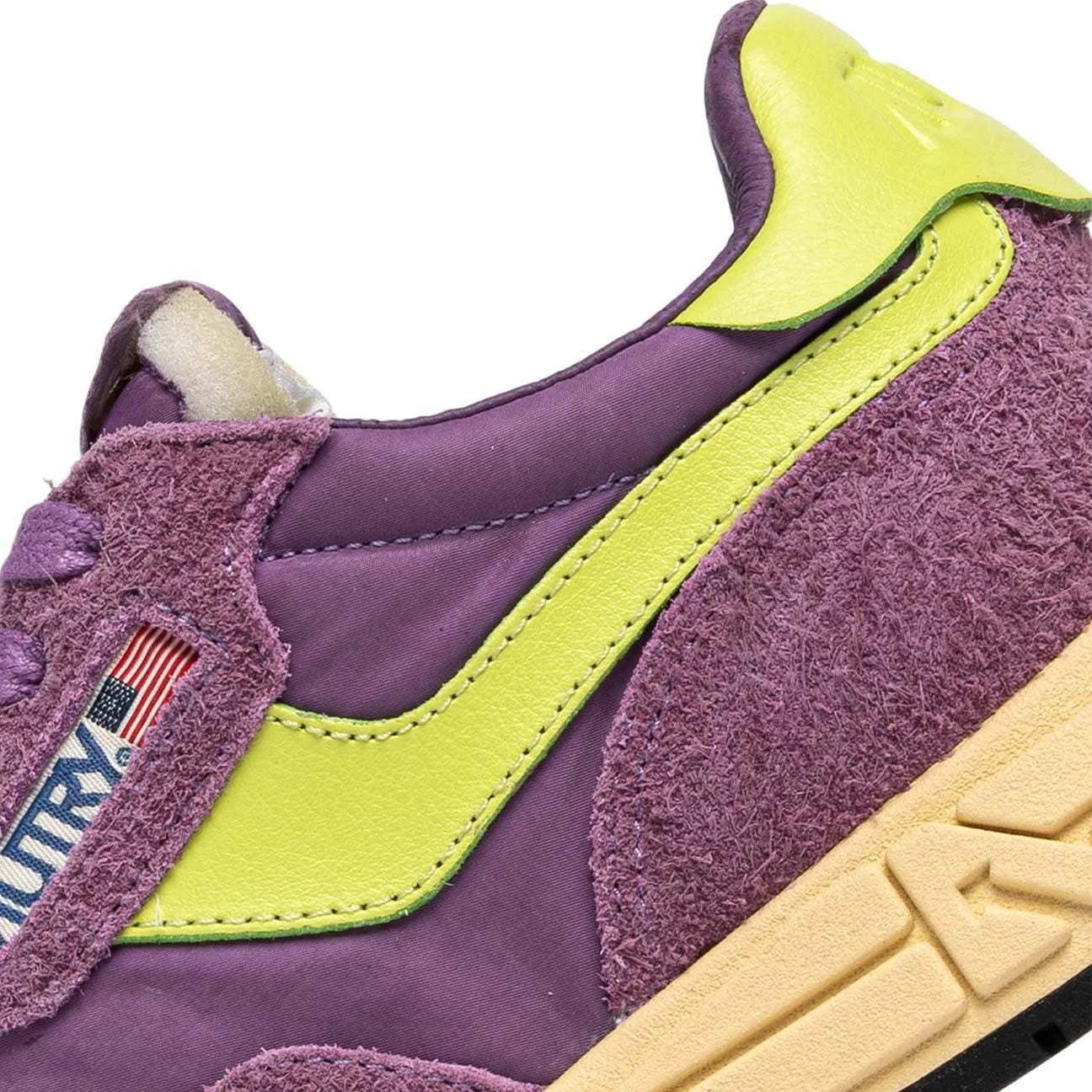 AUTRY Sneaker donna Reelwind Low Lilla e Giallo