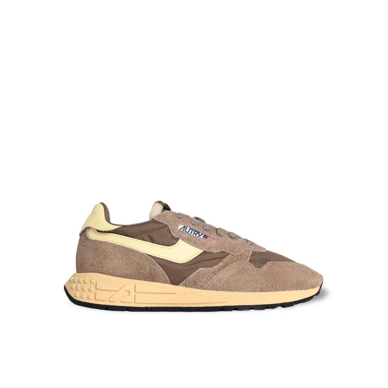 AUTRY Sneaker uomo Reelwind Low Beige e Giallo