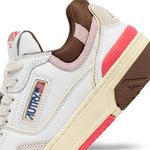 AUTRY Sneakers CLC  LOW MM35 Rosa Marrone