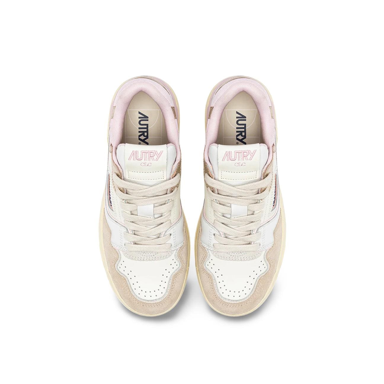AUTRY Sneakers CLC LOW MM42 Rosa Beige